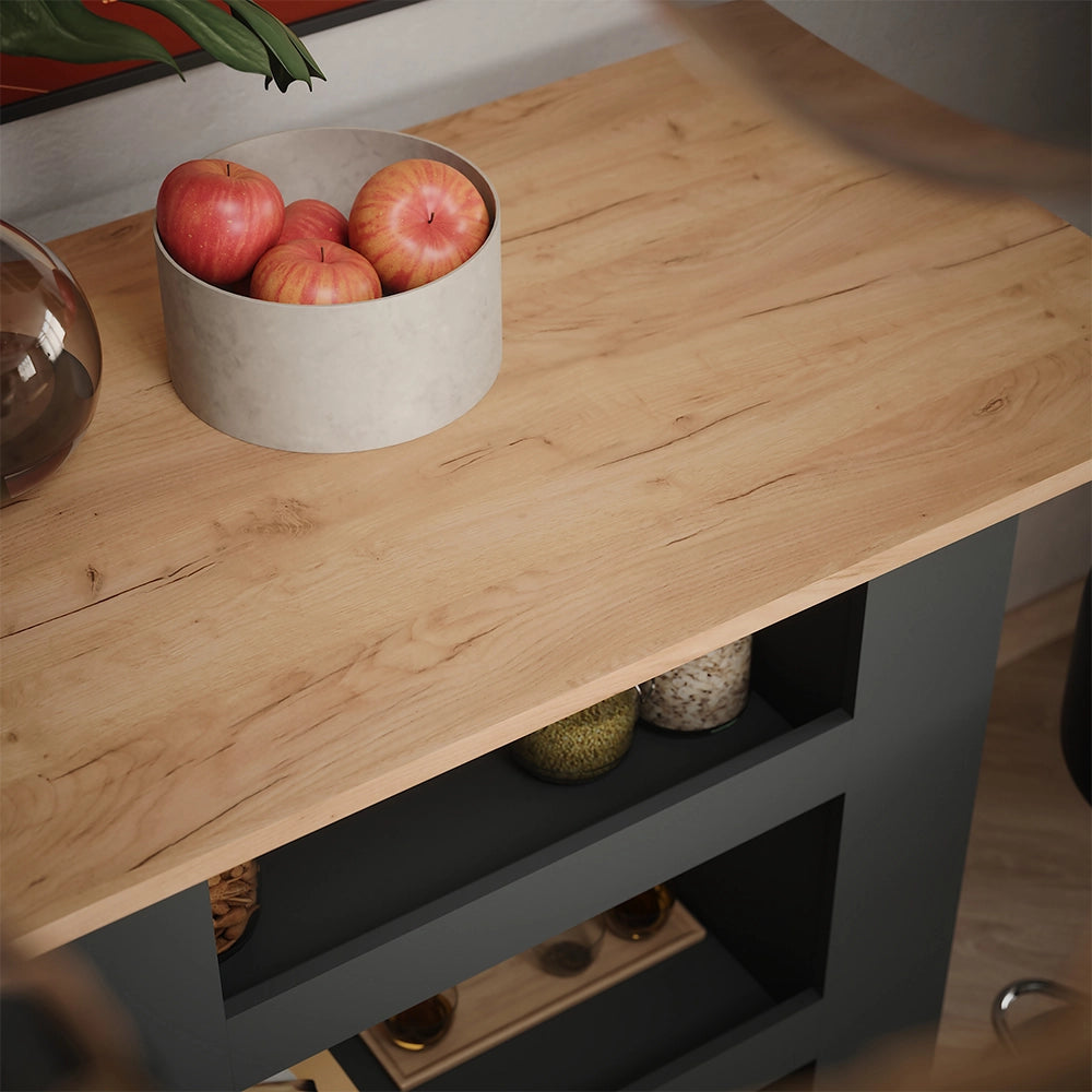 Vicco tavolo bar con sgabelli Quercia dorata/antracite 110 x 65 cm con 2 sgabelli da bar
