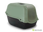 TOILETTE PER GATTI 'ROMEO ECO' col. verde- cm 57 x 39 x h. 41  - MP BERGAMO S.R.L.