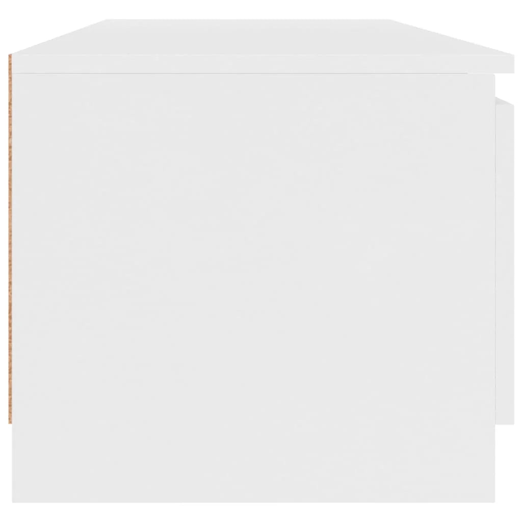 Mobile TV multimediale mensola TV credenza mobile TV sala da pranzo soggiorno camera da letto 140 x 40 x 35,5 cm legno ingegnerizzato bianco 02_0025930