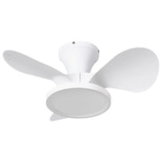 Ventilatore da soffitto con luce Materiale sintetico bianco Telecomando Moderno Soggiorno scandinavo