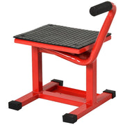 CAVALLETTO ALZAMOTO IN ACCIAIO MAX 150KG CON SUPERFICIE IN GOMMA 48X34X43 CM