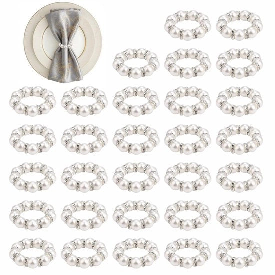 Servizi da tavola da 30 pezzi - Argento - Servizi da Natale - Accessori da tavola - Sostenibili - Lavorazione artigianale di alta qualità - Accessori da tavola