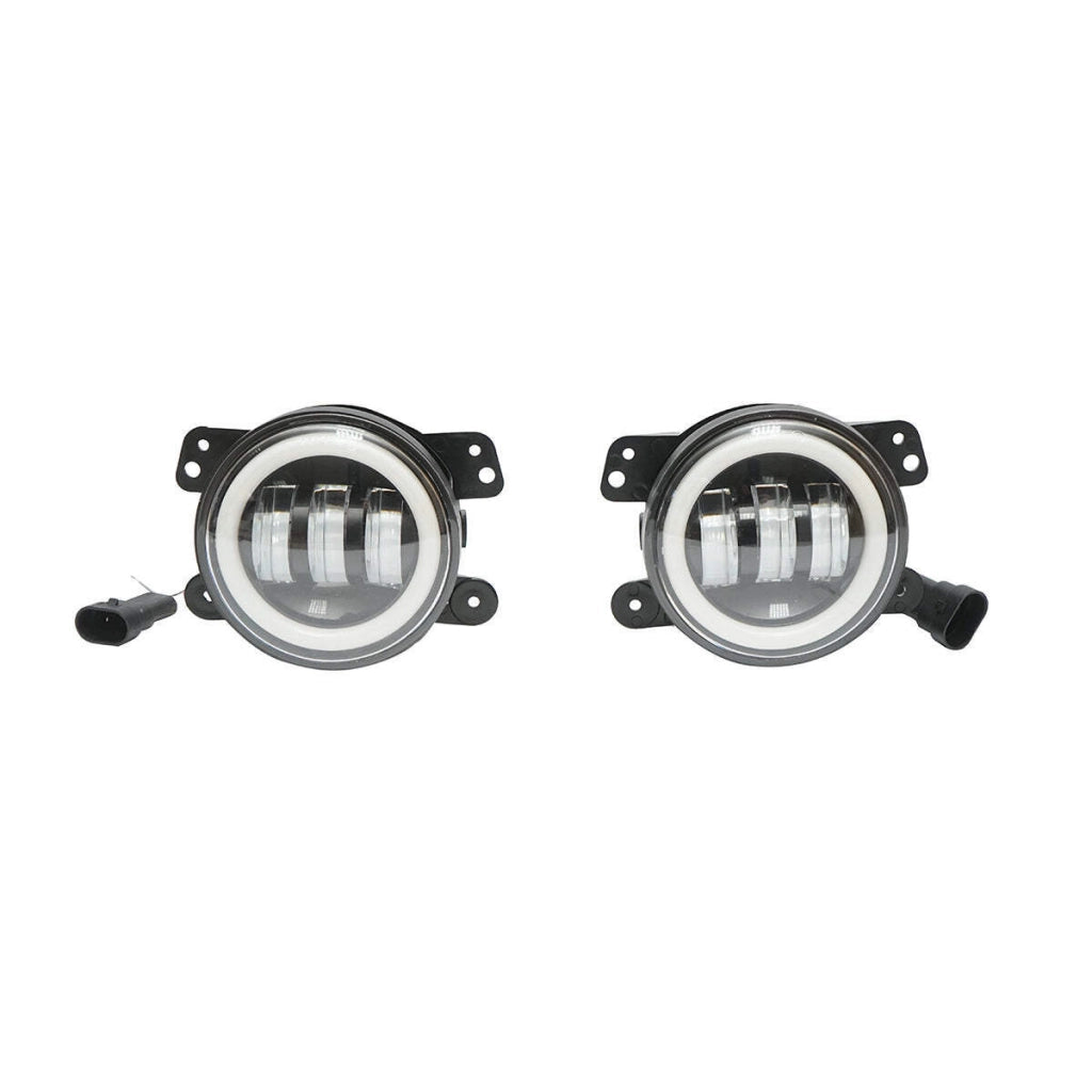 Set di 2 lampade con 6 LED, 10-60V, 30W, con luce diurna tipo Angel Eyes, Breckner Germany