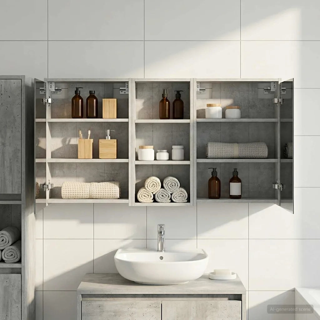 Set di Armadi da Bagno 3 pcs 116 x 16 x 62,5 cm 3403811