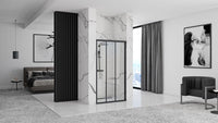 Porta Doccia Rea Alex Black 100