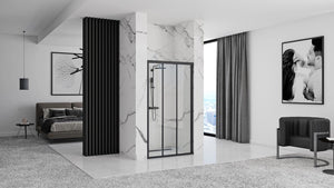 Porta Doccia Rea Alex Black 100