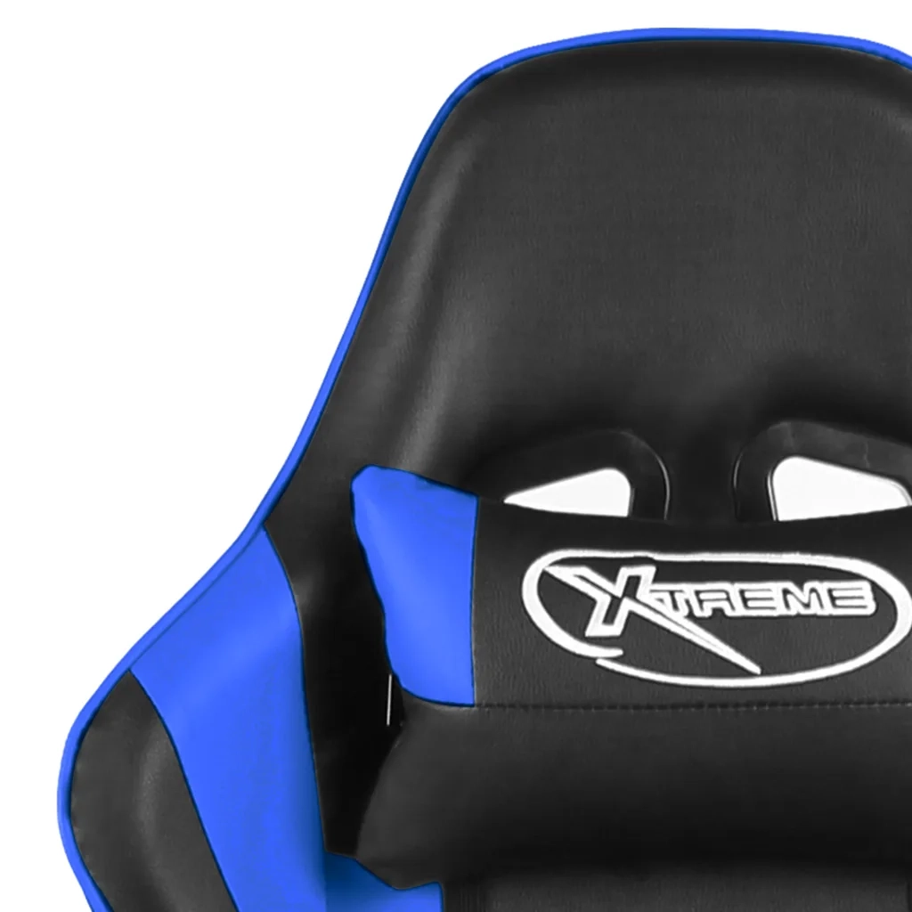 Sedia da Gaming Girevole Blu in PVC cod mxl 73214