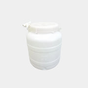 FUSTO HDPE BOCCA LARGA 30 L PREDISP RUBINETTO- ECOPLAST- 2,0 pz