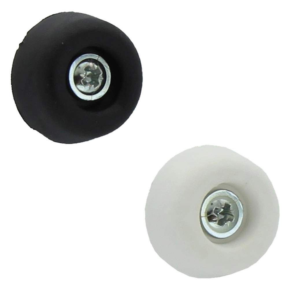 SOTTOSEDIA CONICO CON VITE mm 25 - colore bianco- 200 pezzi