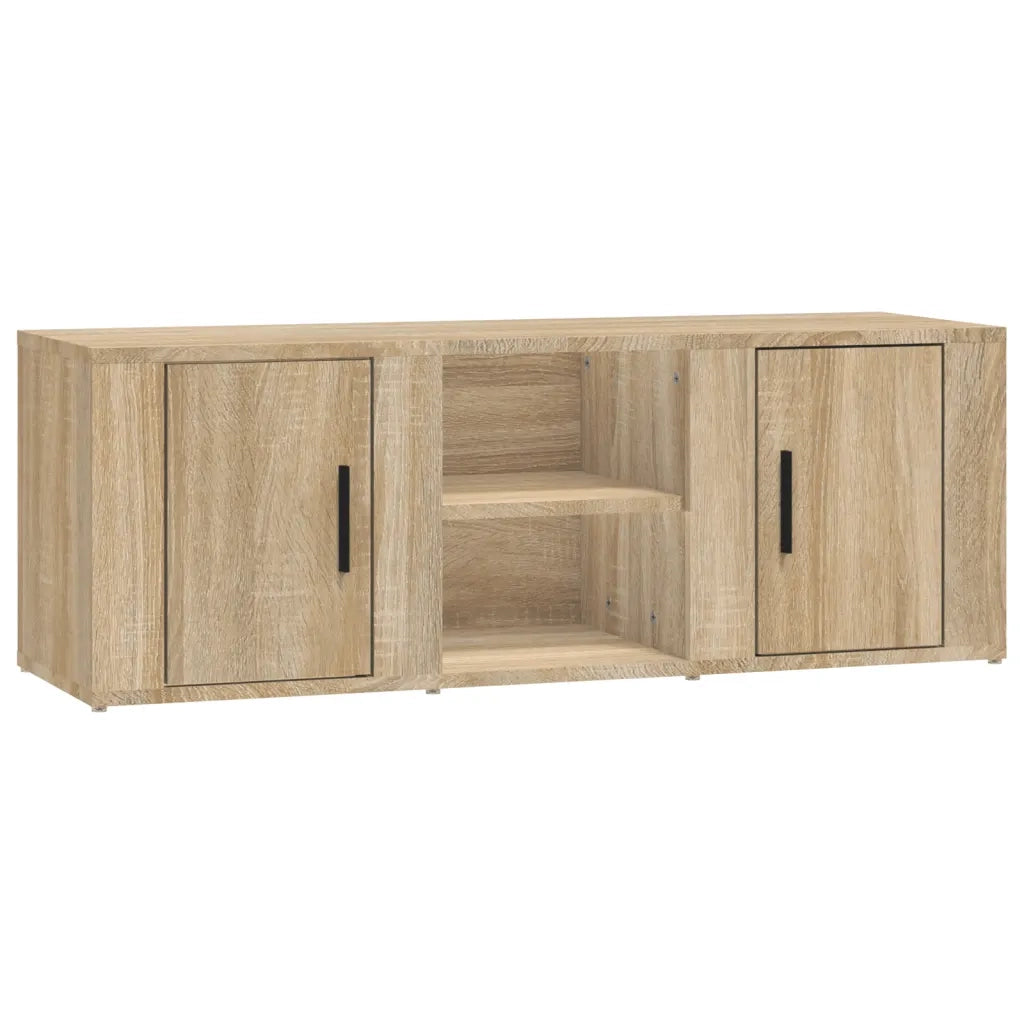 Mobile per TV Rovere Sonoma 100x31,5x35 cm Legno Multistrato 819431