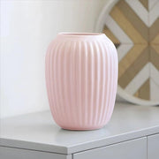 Vaso Decorativo in Ceramica, Piccolo, Moderne Vaso per Fiori per Tavola, 20 cm, Rosa