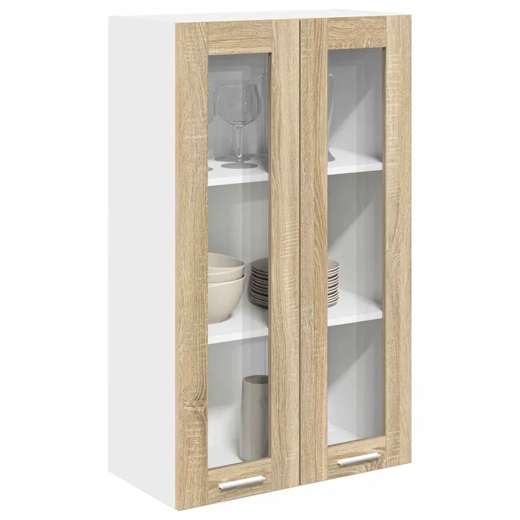 Armadio pensile con porta Rovere Sonoma 60 x 31 x 100 cm