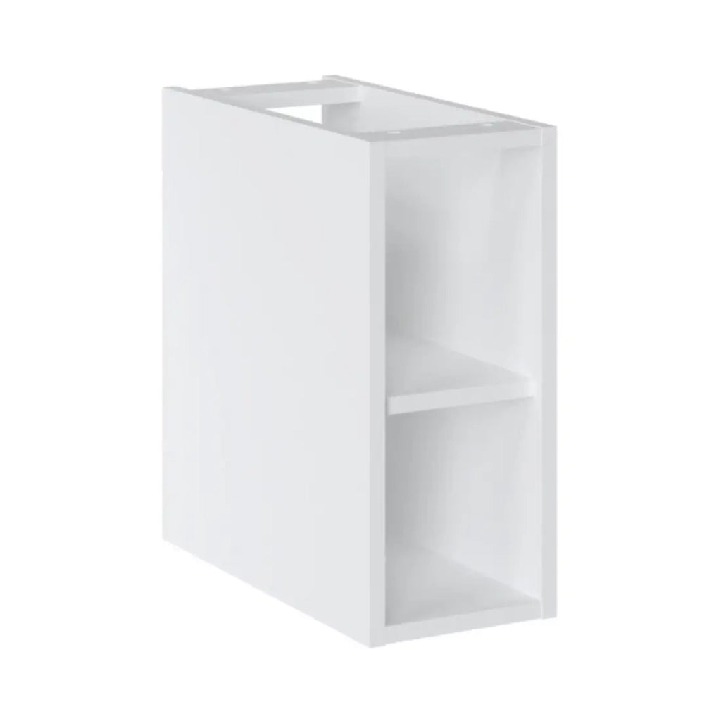 Set ICON: mobile sottolavabo 80cm con nicchie visibili + piano per lavabo + lavabo da appoggio marmorizzato