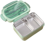 Borsa di Picnic Resistentissima - Acciaio Inossidabile - Contenitore di Cibo - Spiedini/Coltello - Per Scuola/Ufficio/Viaggio - Qualità Alimentare Premium