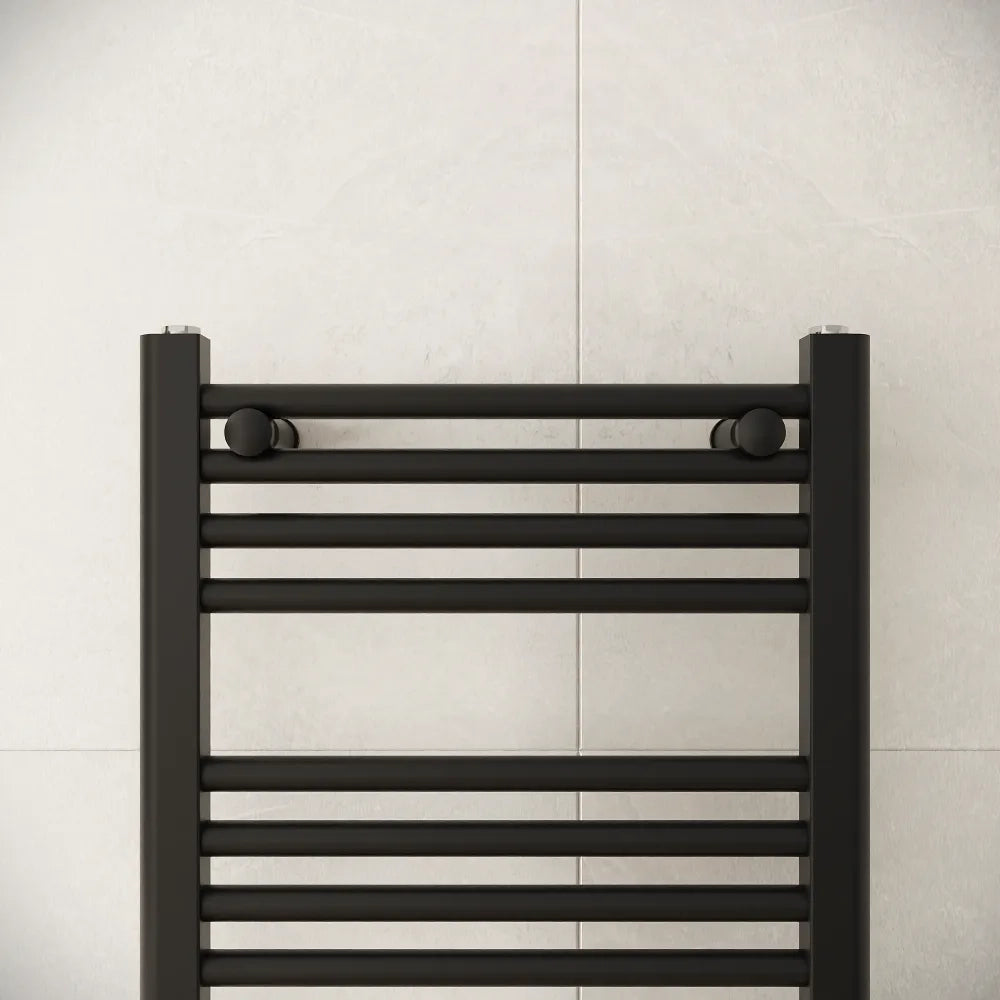Termoarredo elettrico 700x450 nero opaco interasse 400 | Polaris