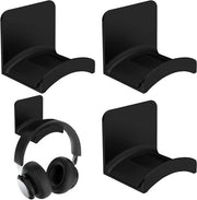Supporto per Cuffie da Gioco - Supporto Universale per Cuffie con Adesivo per Scrivania, Cassetto e Muro - 3 Pezzi per Organizzazione e Risparmio di Spazio