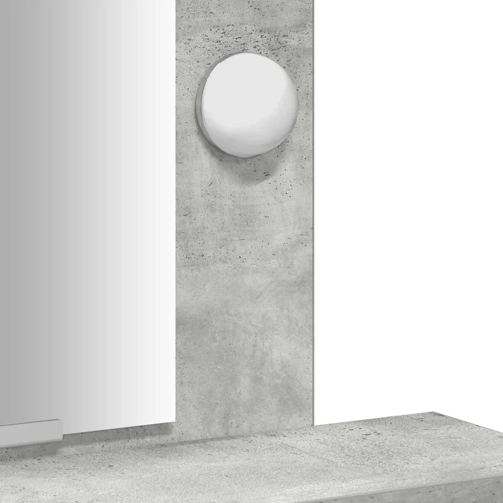 Tavolo da Trucco Grigio 50 x 41 x 140 cm Legno multistrato 865157