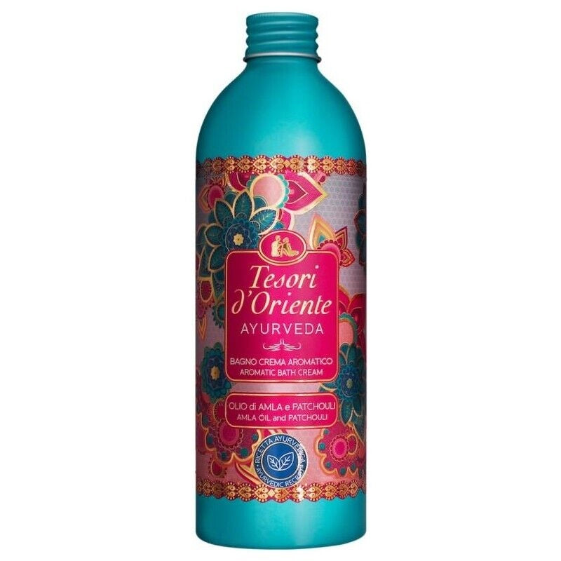 2 X TESORI D'ORIENTE BAGNO CREMA AROMATICO OLIO DI AMLA E PATCHOULI 500ML