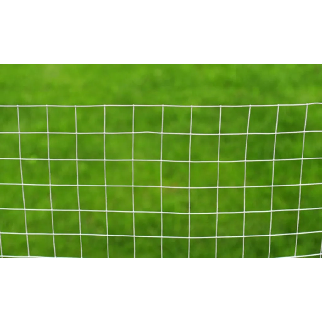 Recinzione in Rete per Pollaio Acciaio Zincato 10x1 m Argento 140427