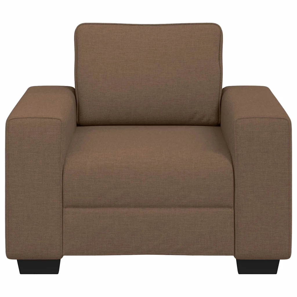 Poltrona Marrone 100x77x82 cm in Tessuto 4105150