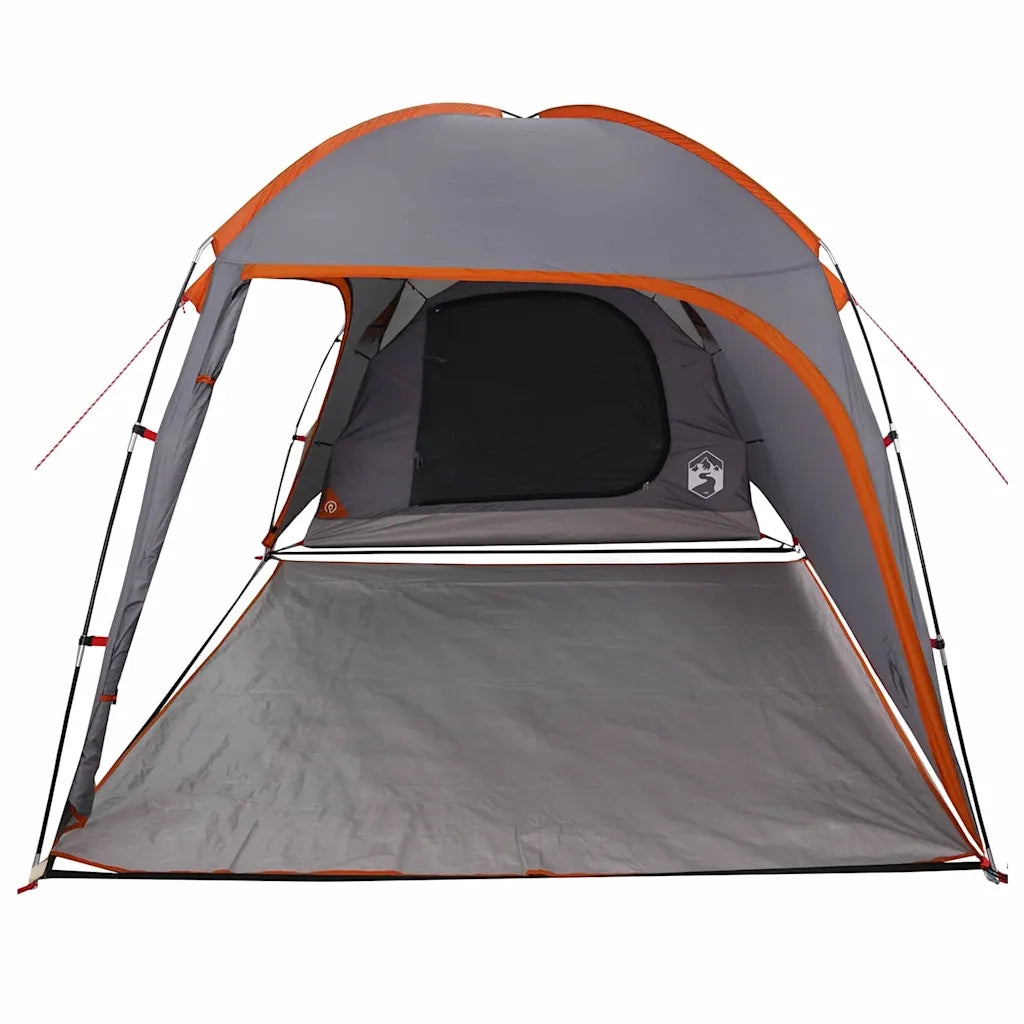 Tenda CapannaTenda da campeggio Grigio e arancione 370 x 230 x 185 cm taffet¨¤