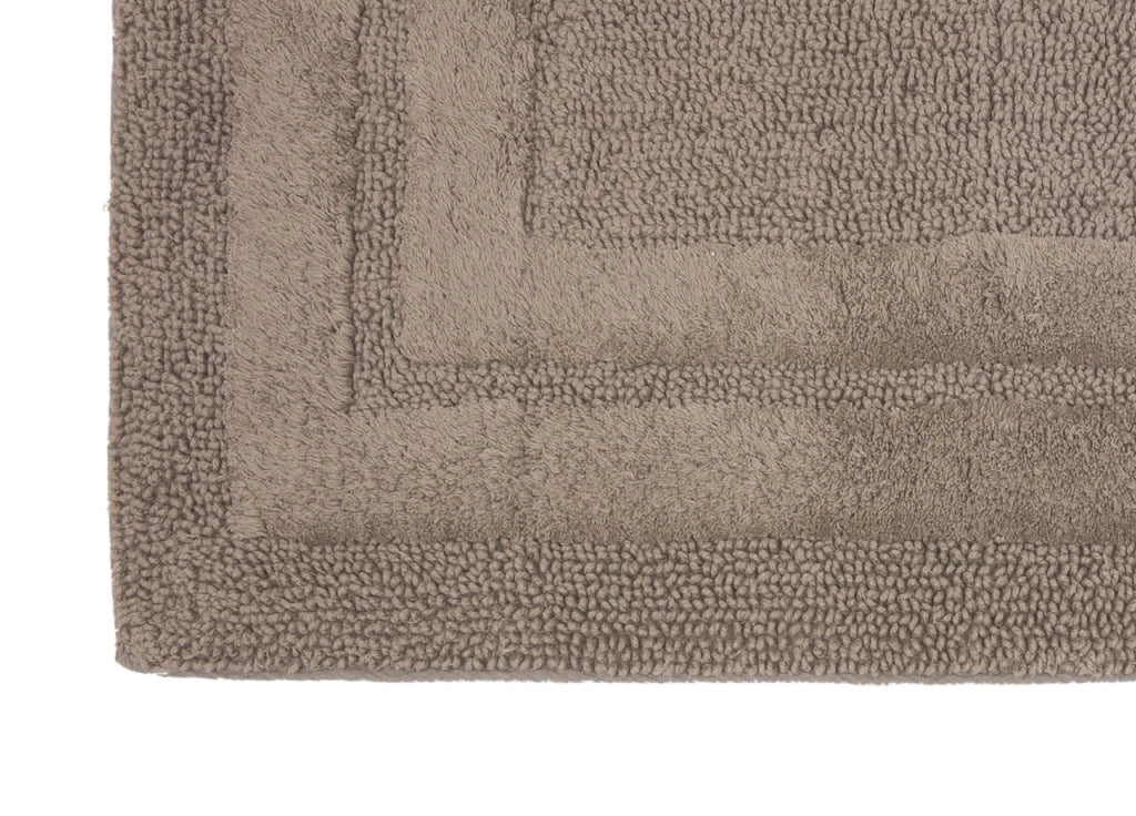 Tappeto Casa Bagno Cotone Spugna Morbida Tinta Unita Antiscivolo Sirio Castoro - 50x80 - Castoro