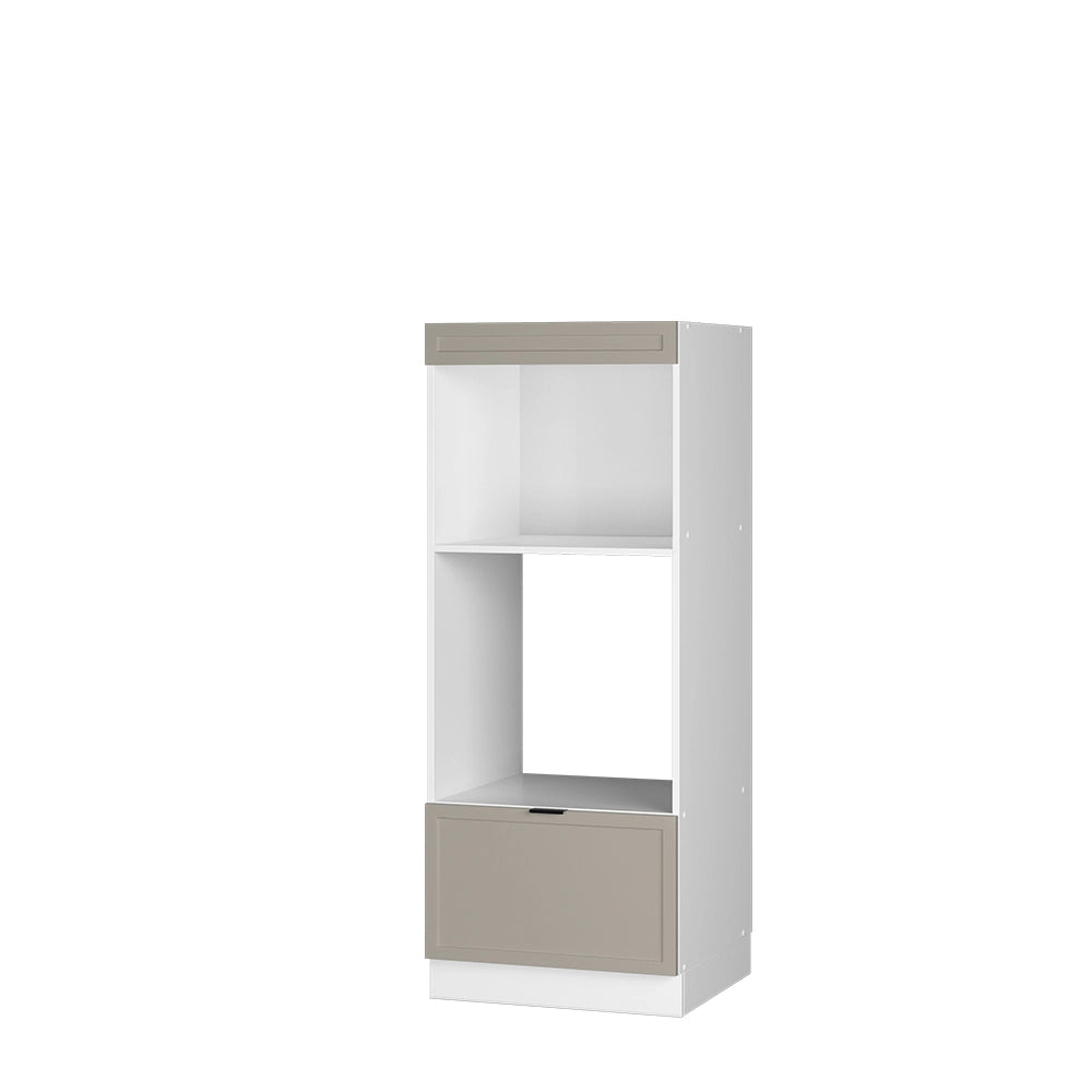 Vicco Set mobili bagno GrigioBeige 60 cm aperto