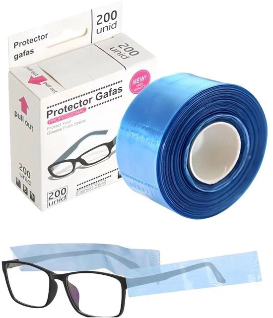 Protezione per occhiali da sole impermeabile - Maniche da occhiali da sole da gettare - Accessori per occhiali - Professionisti per la parrucca - Materiale PP di alta qualità - Protezione per occhiali da sole