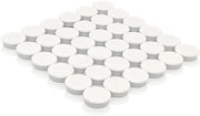 40 Magneti per Frigorifero - Magnetici per Pannello Whiteboard per Frigorifero - 40 pezzi - Magnetici rondi per pannello Whiteboard (bianco)