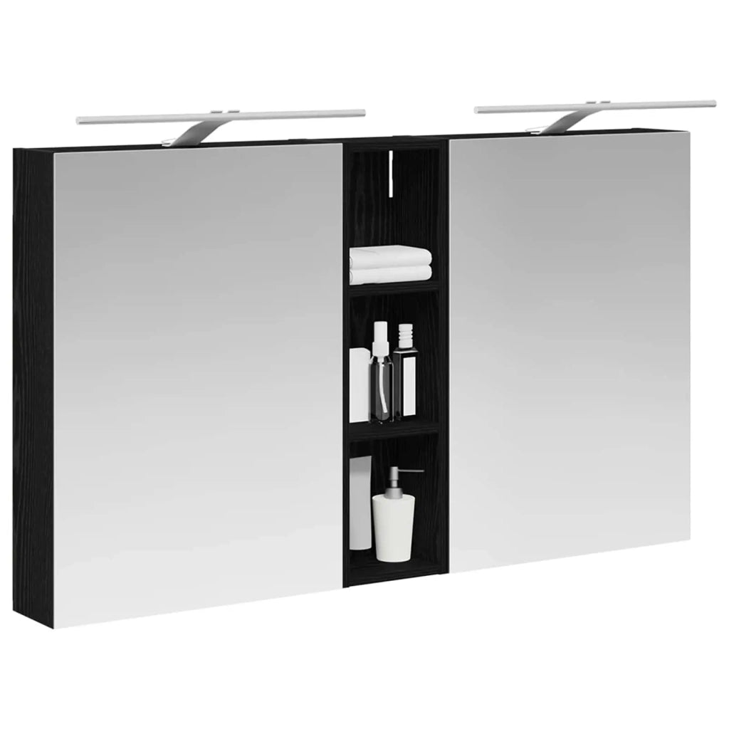 Set di Armadi da Bagno con lo scaffale 3 pcs 120 x 14,5 x 70 cm 3403753