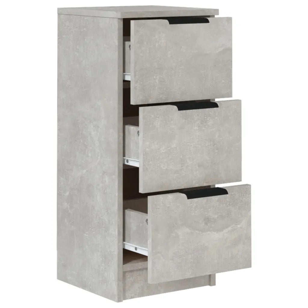 Credenza Grigio Cemento 30x30x70 cm in Legno Multistrato 811159