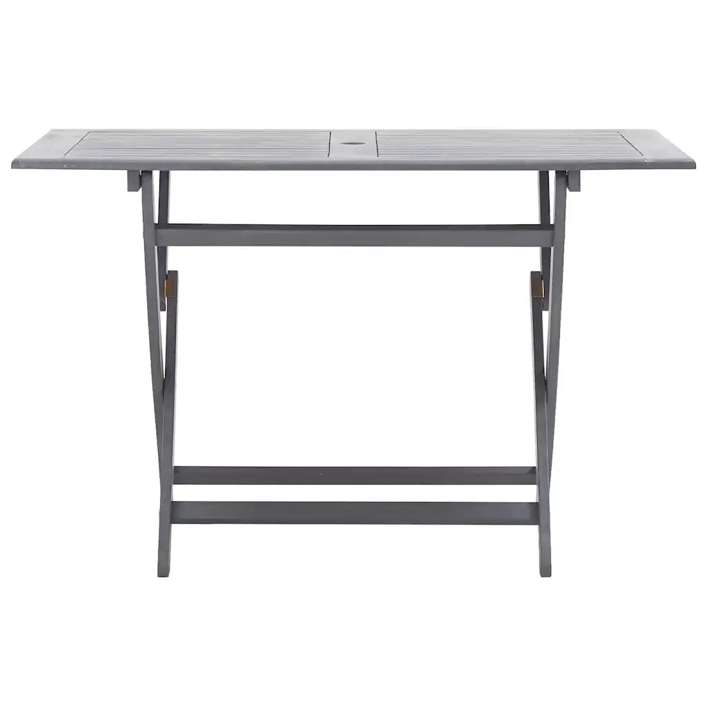 Tavolo da Giardino Pieghevole 120x70x75cm in Massello d'Acacia cod mxl 34422