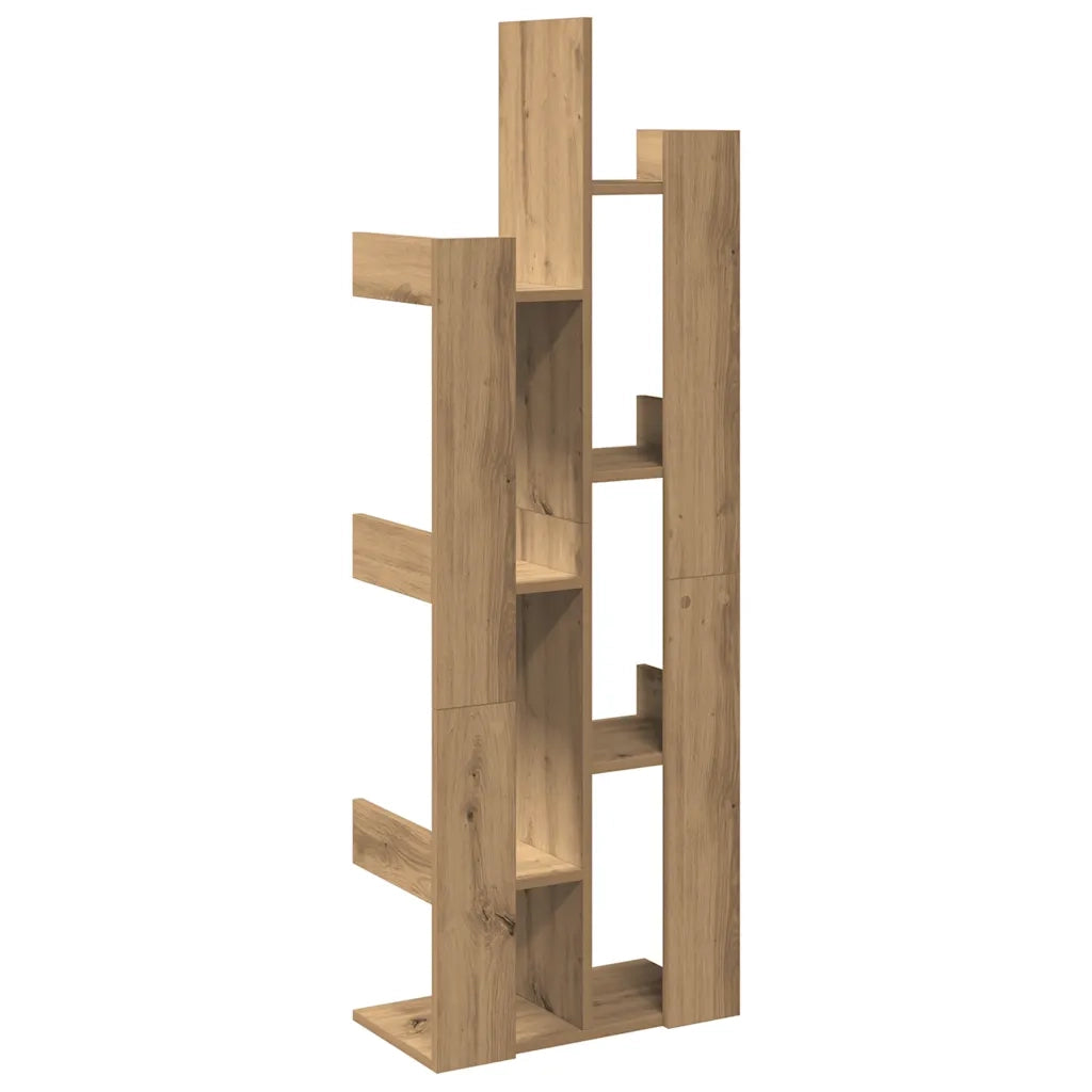 Libreria Rovere Artigianale 48x25,5x140 cm Legno Multistrato 856695