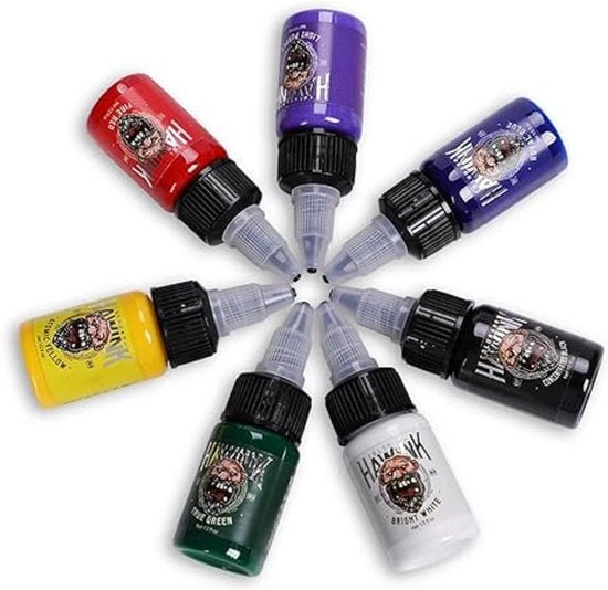 Set di Inchiostri per Tattoo, Materiale per Tattoo Professionale, 7