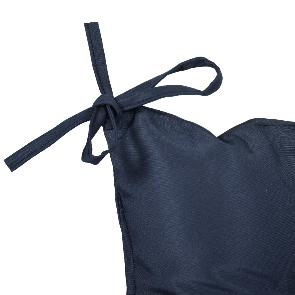 Cuscino per divano da giardino 2 posti ¨C zephmum ¨C blu scuro 100x98x8 cm