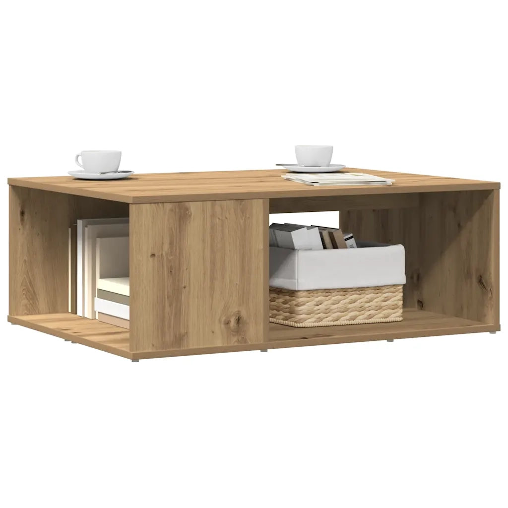 vidaXL Tavolino da Salotto Rovere Artigianale 90x67x33 cm Truciolato