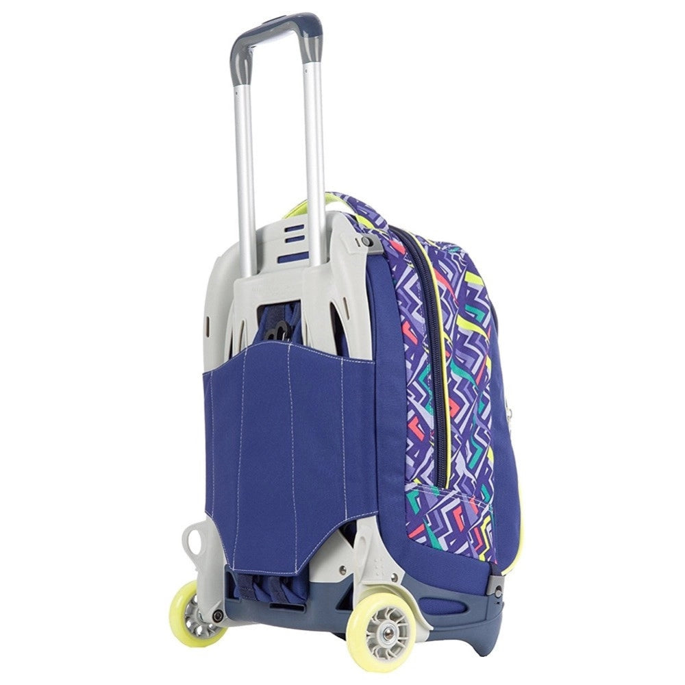 Trade Shop - Zaino Scuola Ragazzi Trolley 3in1 New Jack Widget Con Carrello Rimovibile -