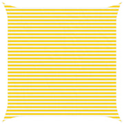 Vela Parasole | Telo Ombra | Vela da ombra solare Giallo e Bianco 4,5 x 4,5 m