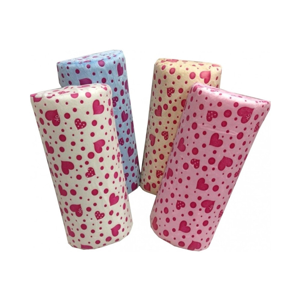 Trade Shop - Cuscino Semi Cilindrico Morbido Poggia Mano Unghie Manicure Estetica Massaggio -