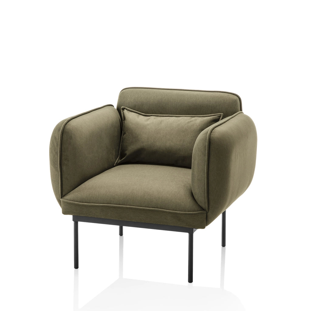 Poltrona VELOUR verde scuro