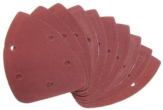 Set di Spugne per Asportare - Schiuma Finissima - 150 Dimensione dei Grani - 5 Pezzi - Disco per Asportare - Compatibile con Asportamatrice - Design Rosso con Blu
