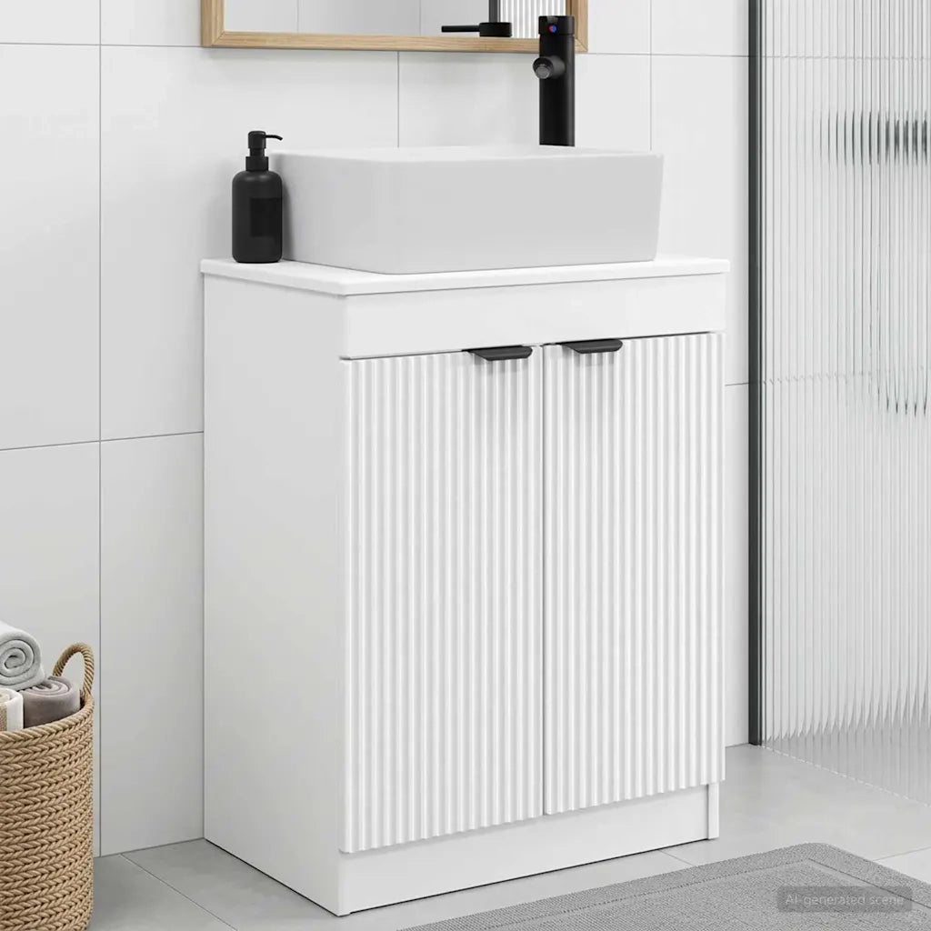 Mobile da bagno con lavabo Bianco 54 x 35 x 83 cm