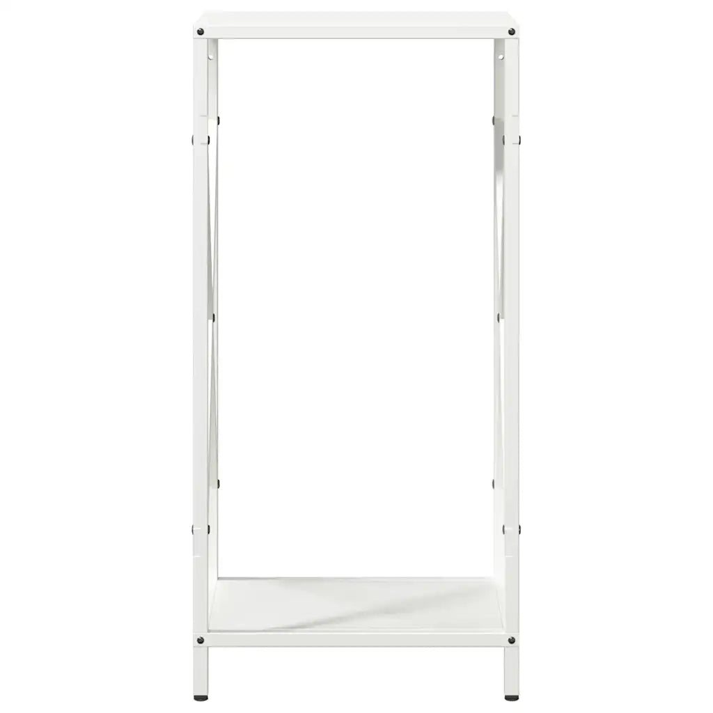 Rastrelliera per Legna da Ardere Bianca 34x25x70 cm CFW7373953