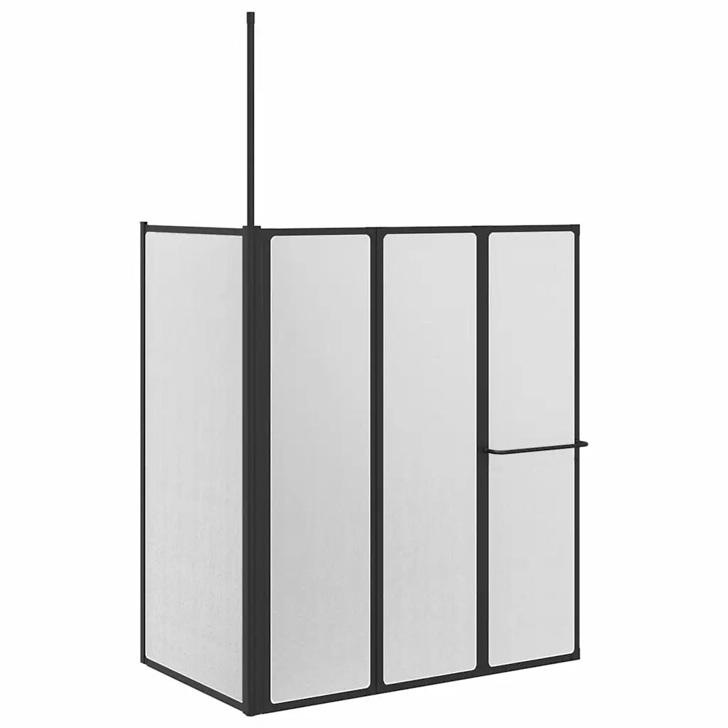 Parete doccia Bianco 120 x 70 x 137 cm Alluminio