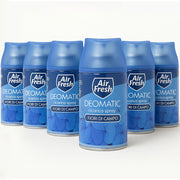 AIR FRESH Deomatic 6 x 250 ml Ricarica Spray Profumatore Ambiente Fiori di Campo