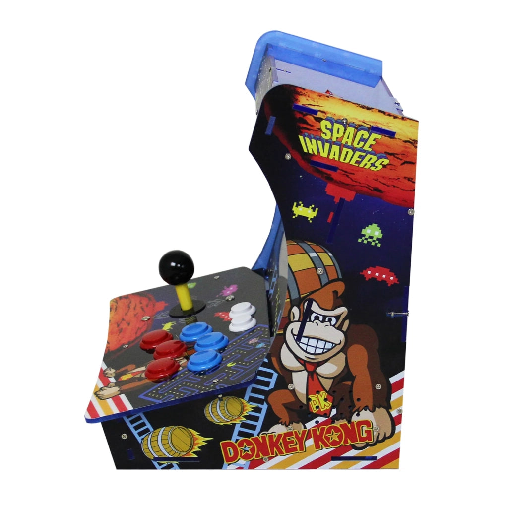 Mini Macchina Arcade con 1299 Giochi Anni 80-90 Vintage da Bar o da Tavolo