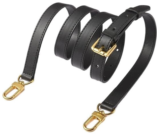 Cinturino in Pelle Lavorabile - Adattabile 108-130 cm - 1,8 cm Largo - Cinturino di Ricambio - Comfortevole - Adatto per Borsa a Tracolla/Clutch