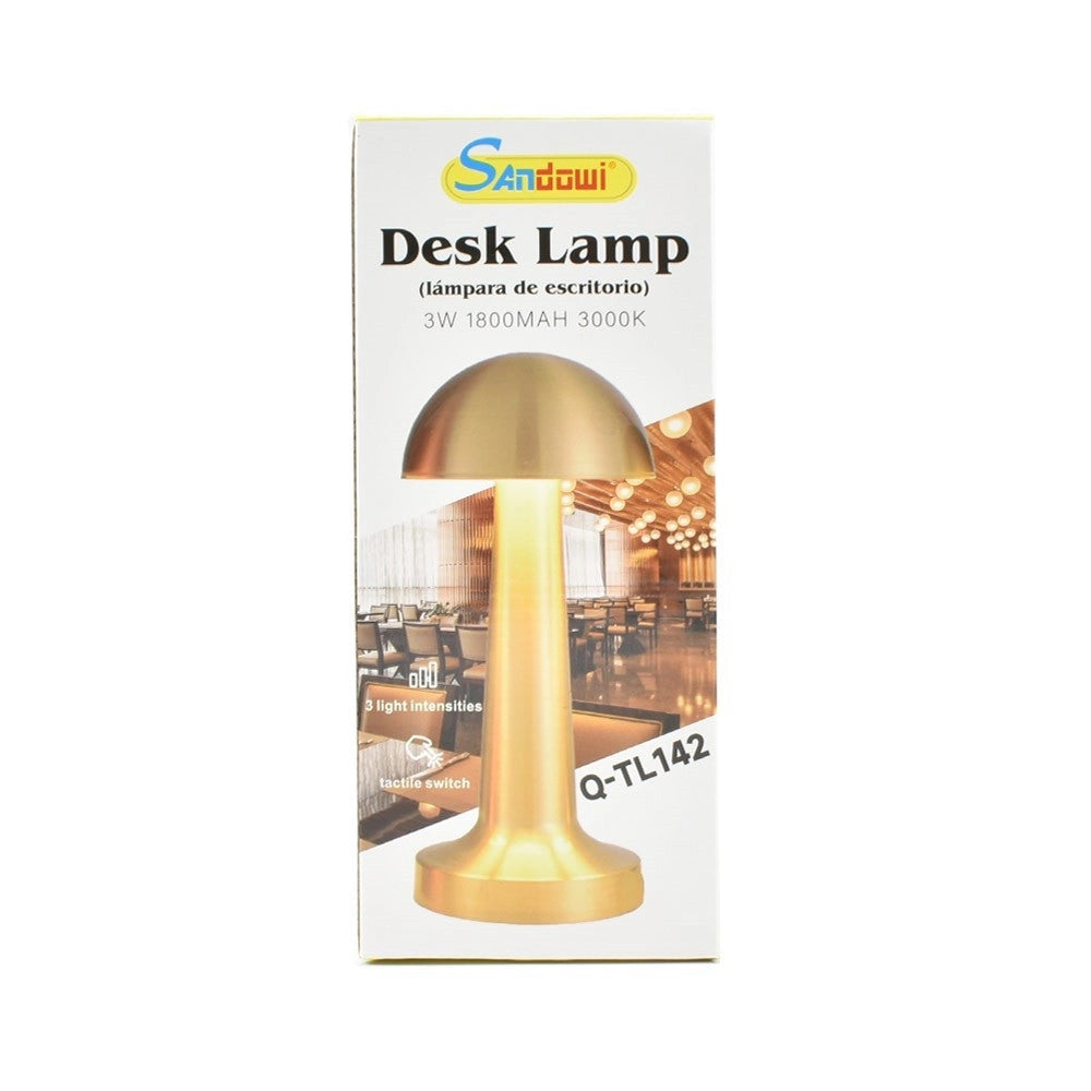 Trade Shop - Lampada Da Tavolo Decorativa Led A Fungo Luce Bianca 3 Intensità Di Luce Q-tl142 -