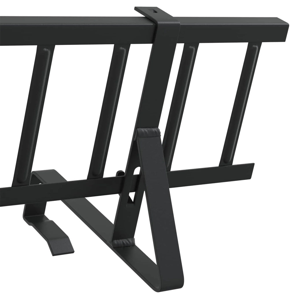 Guardia per neve sul tetto Nero 100 x 29,5 x 34,5 cm Acciaio