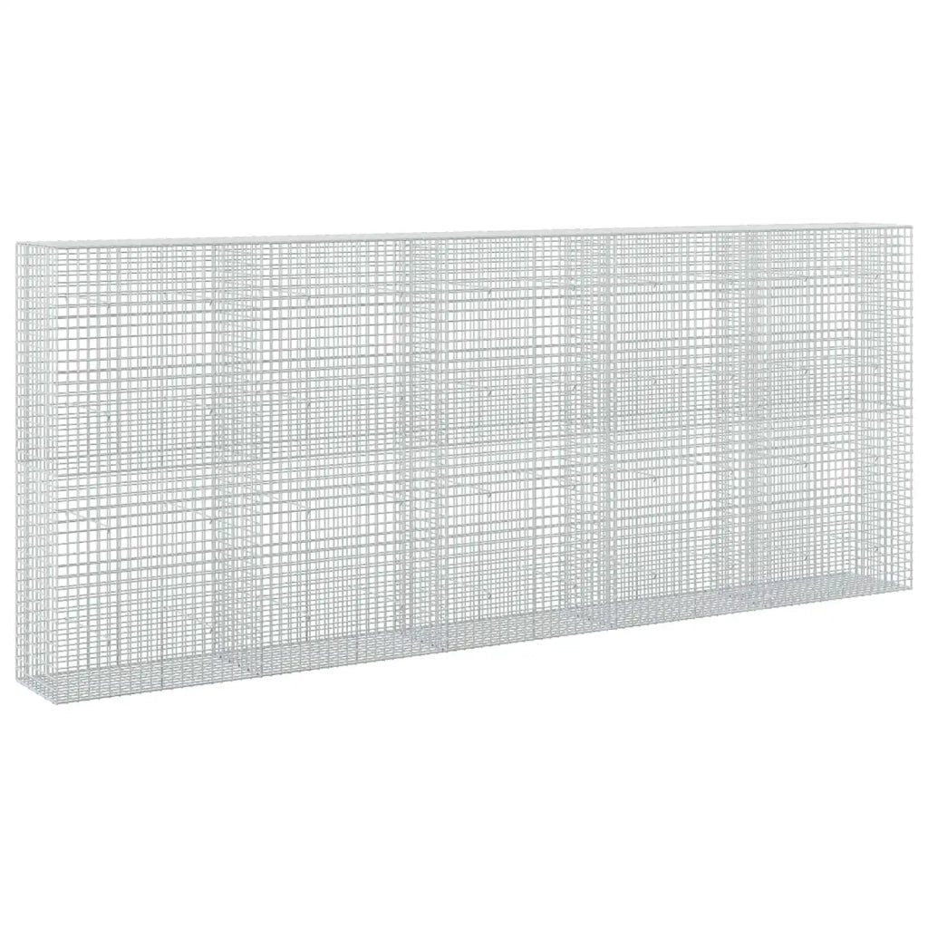 Gabione con filo da 5 mm e rete da 5x5 cm 500x50x200 cm 3464308